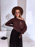 Tops with drawstrings "NUTELLA HS9959" CHOCO